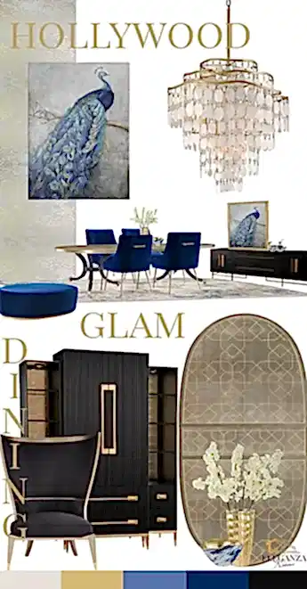 Hollywood Glam Dining