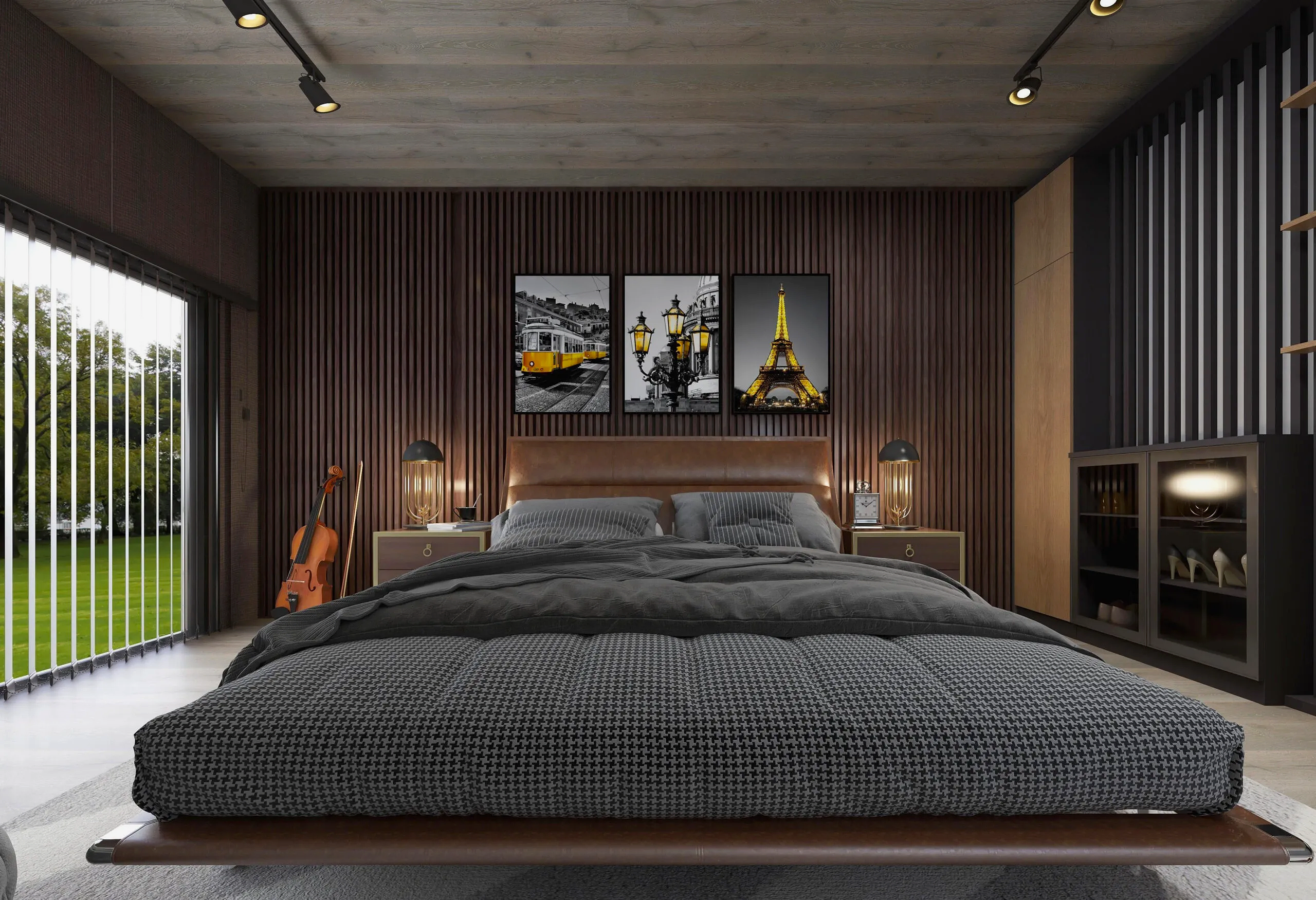 Masculine Bedroom decor scaled