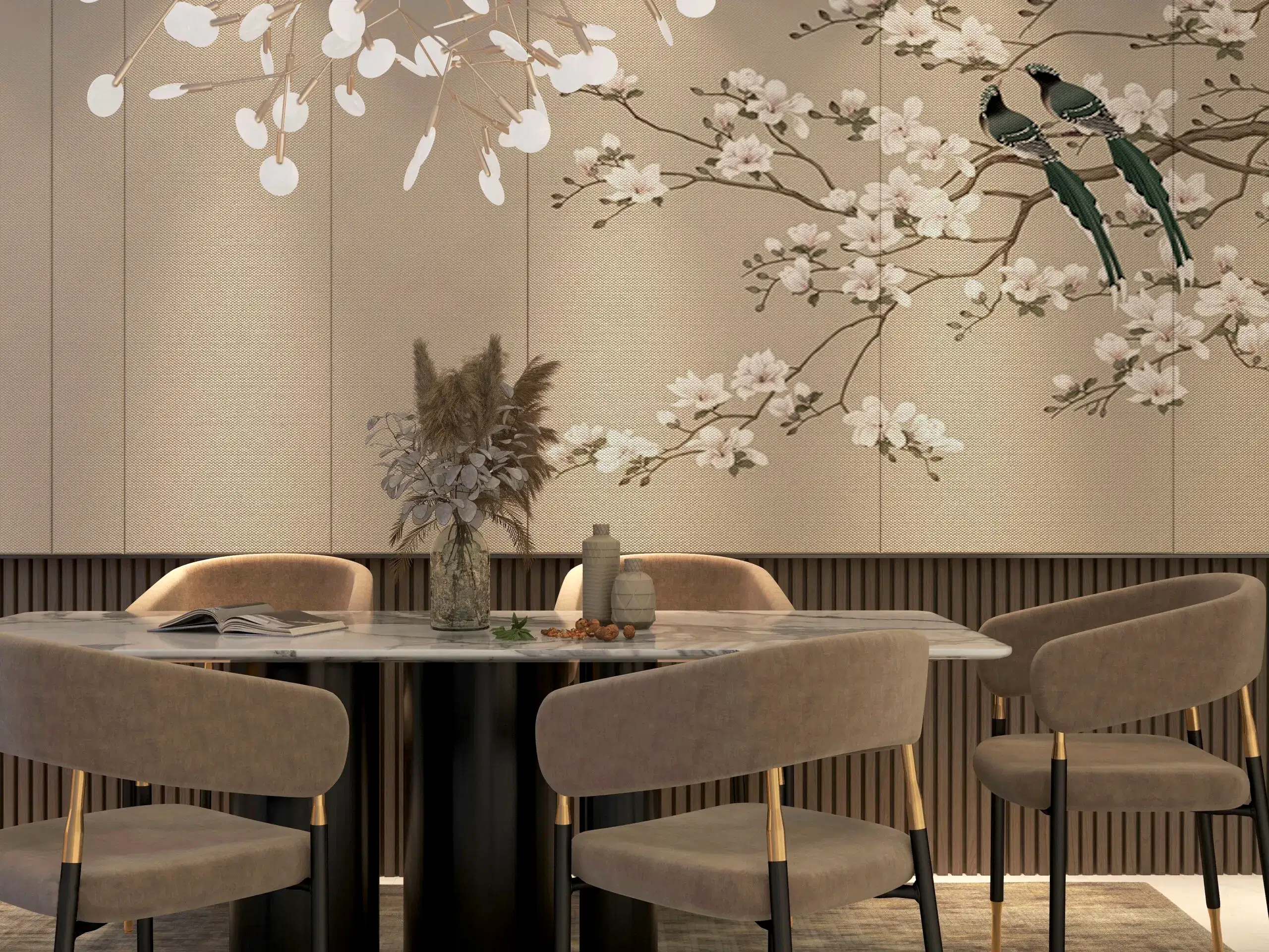 Mid Century Modern Dining Room  scaled