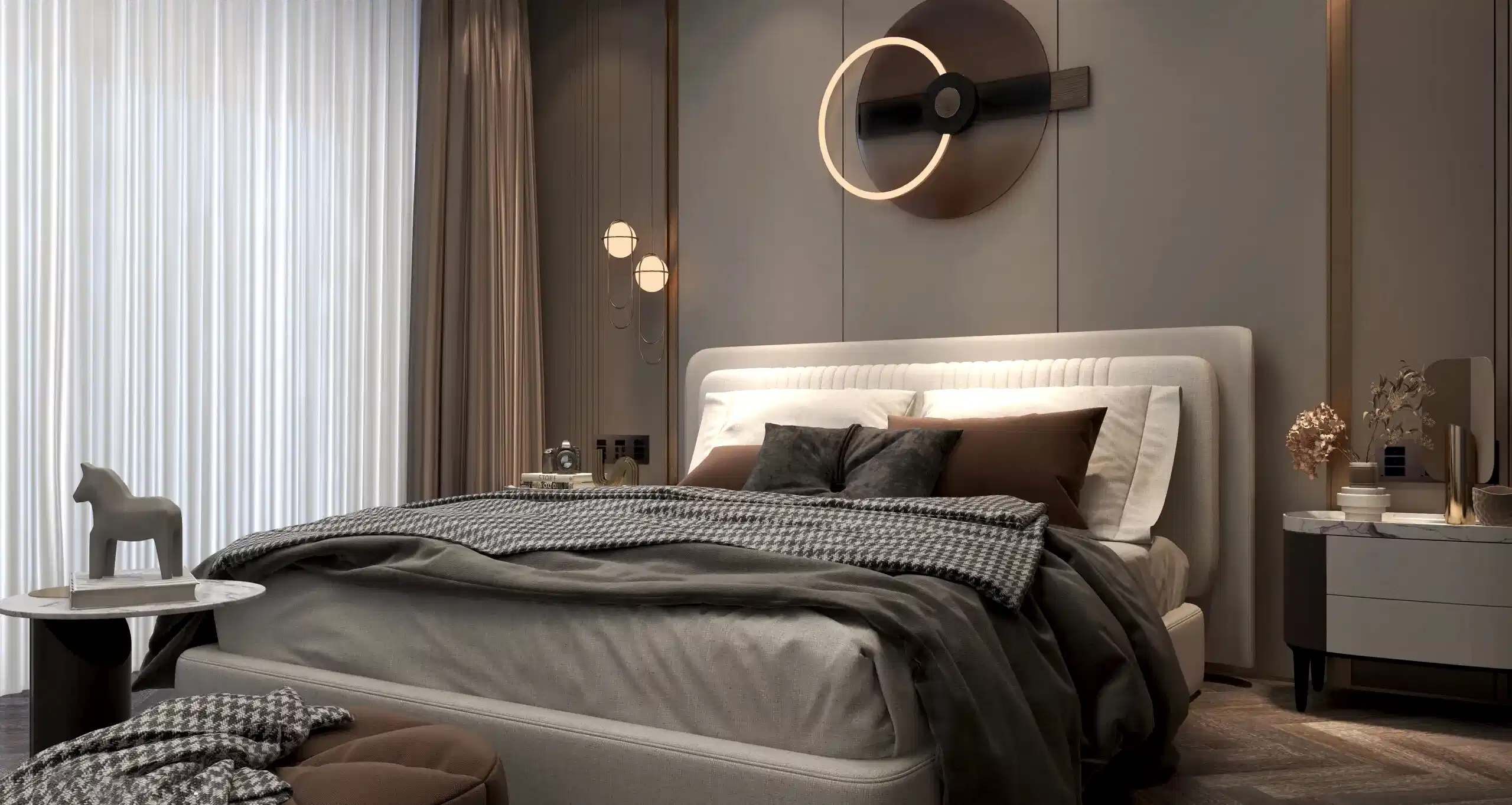 glamorous luxury bedroom  scaled