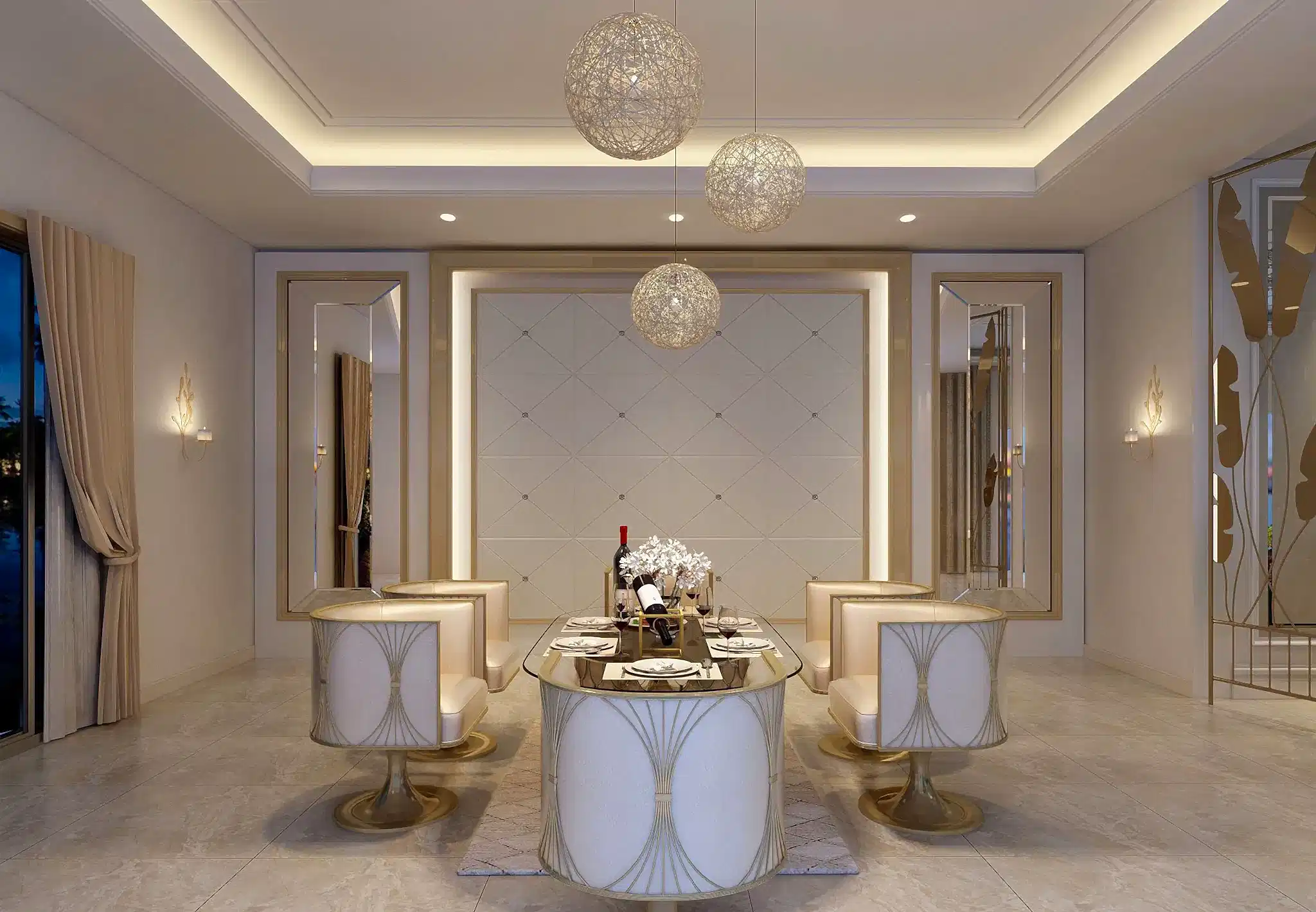 luxury dining room