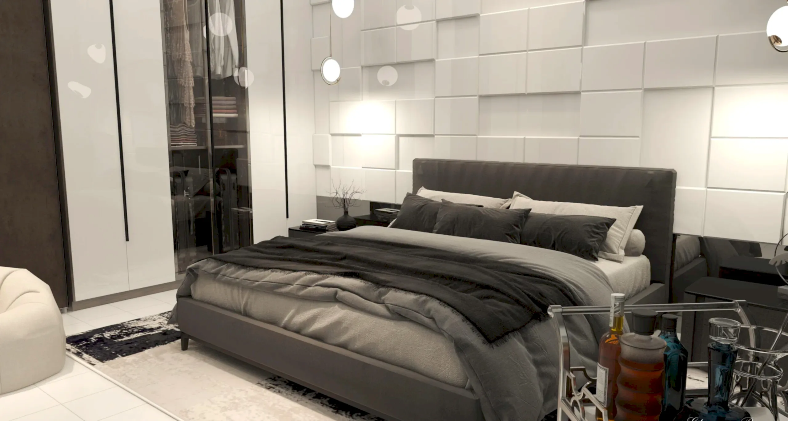 luxury modern master bedroom design  scaled