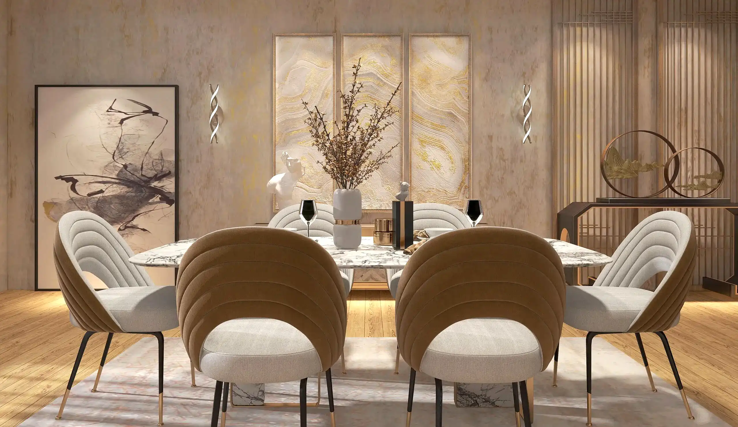 modern dining room  scaled
