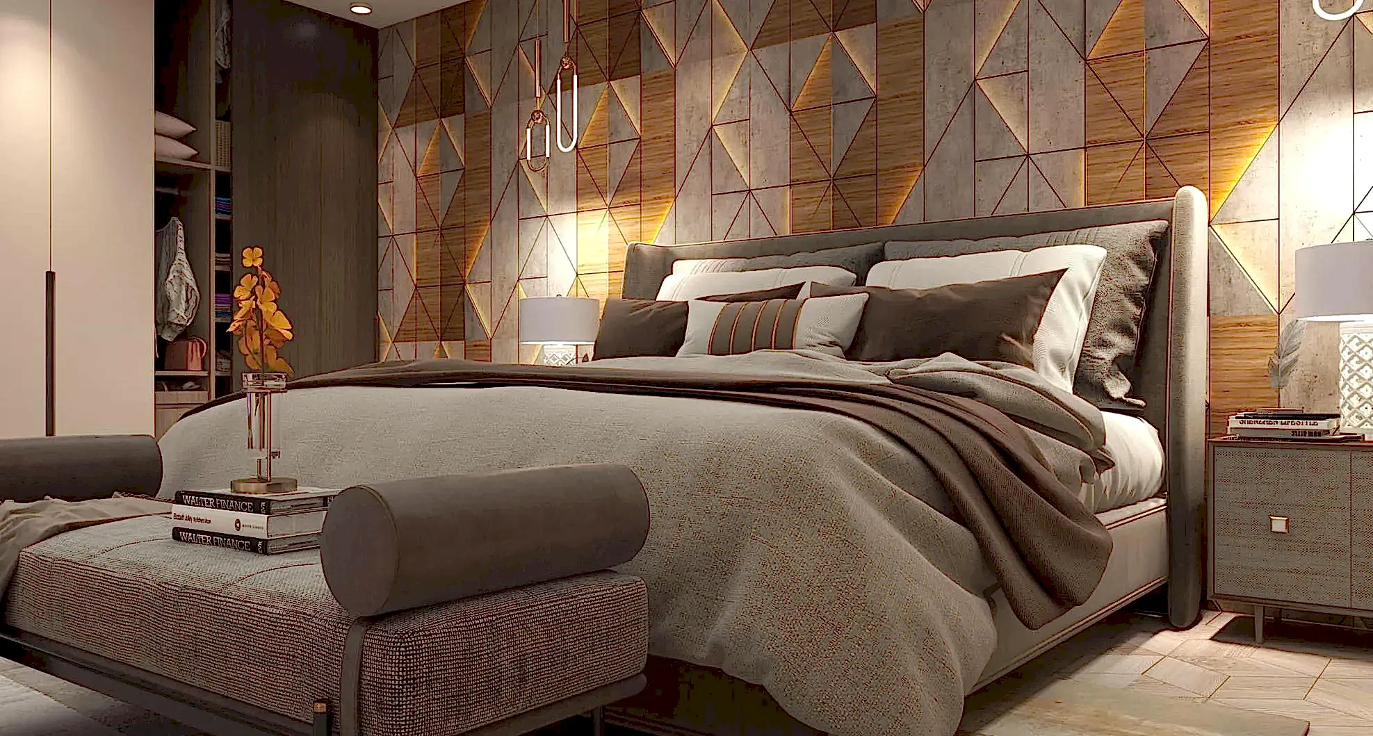 modern master bedroom decor
