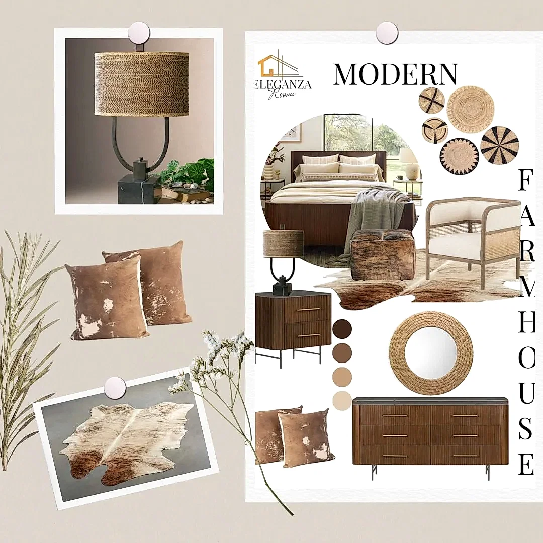 modern farmhouse bedroom