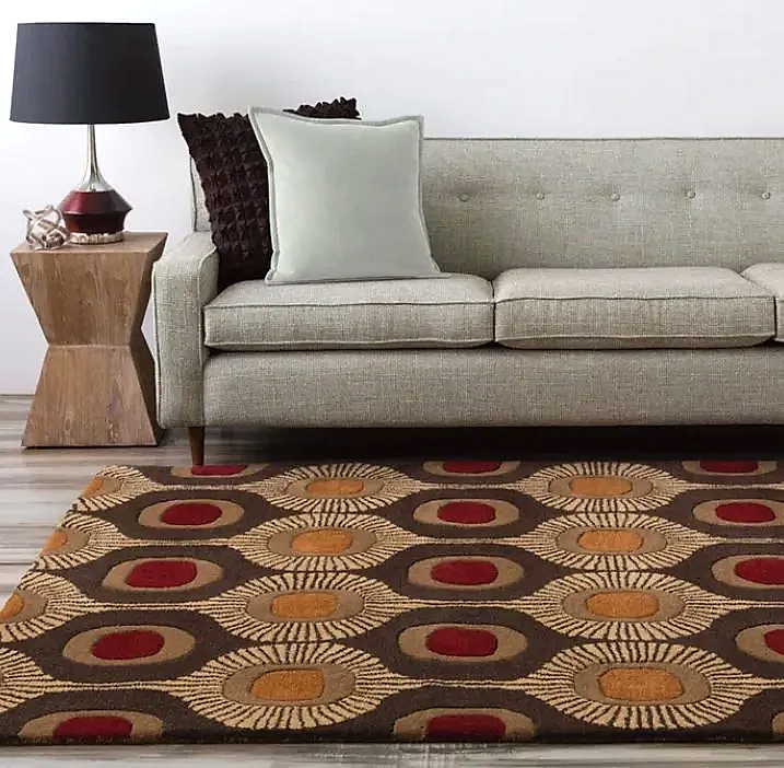 hand knotted wool rug