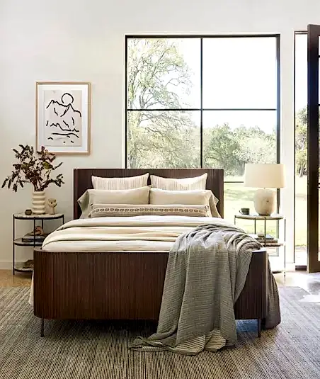 modern farmhouse bed