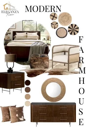 modern farmhouse bedroom