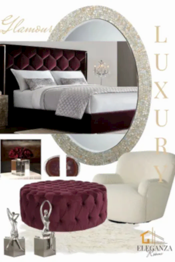 Burgundy Bedroom Decor