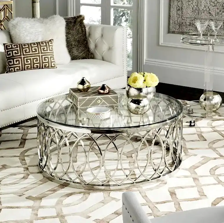 Glass Top Coffee Table