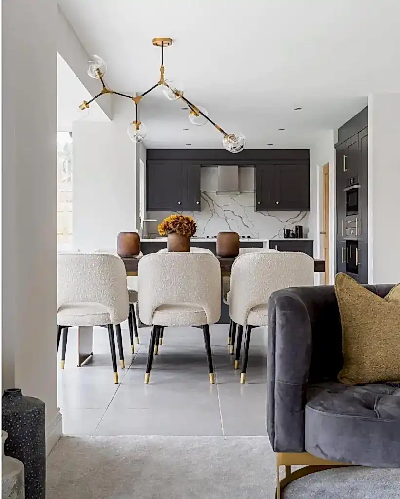 cream dining chairs