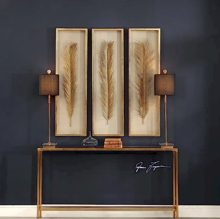 gold leaf shadow box