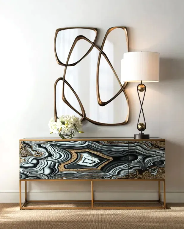      Irregular Shaped Mirror