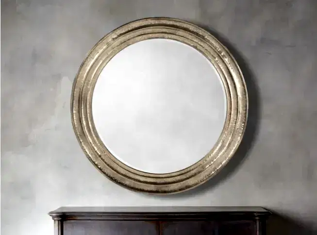 large round mirror