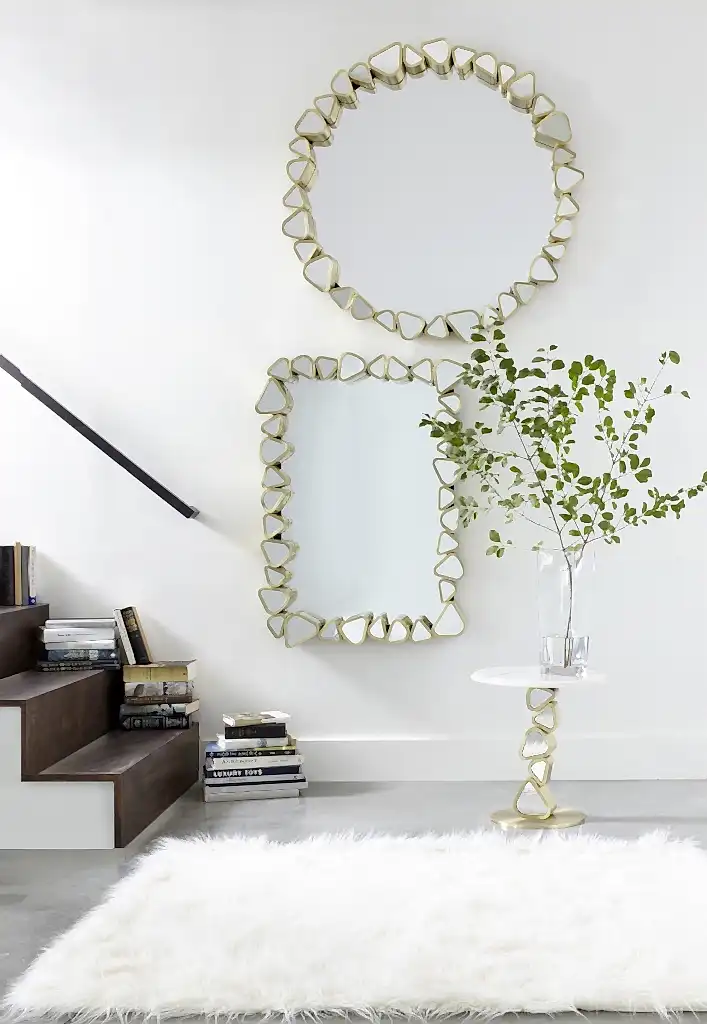 Organic shaped mirrors