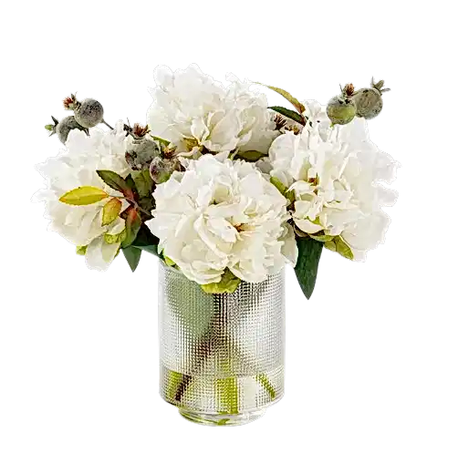 vase with flowers