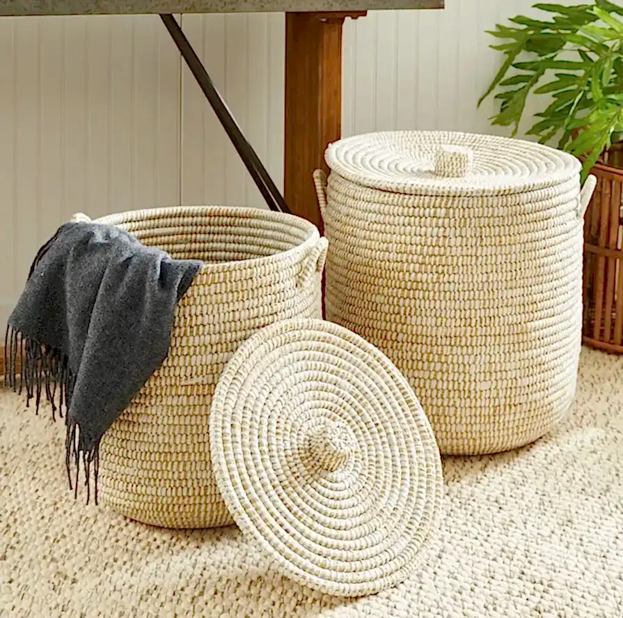 woven baskets