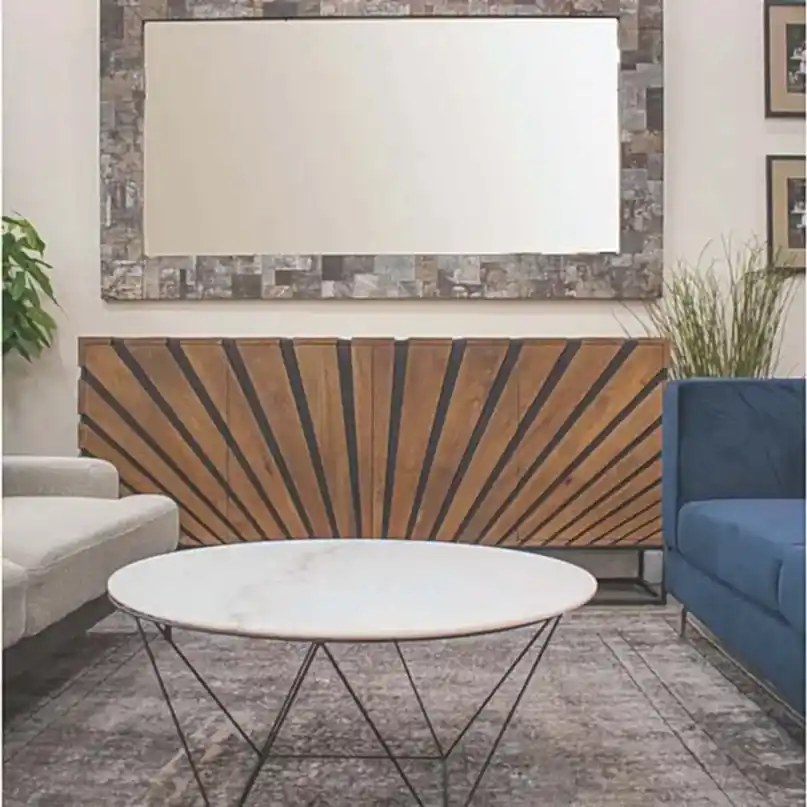 Natural Wood Sideboard