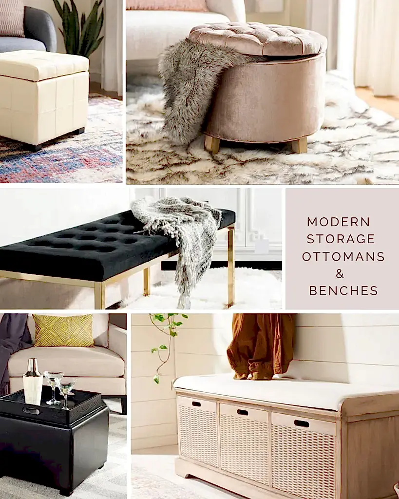 Modern Storage Benches