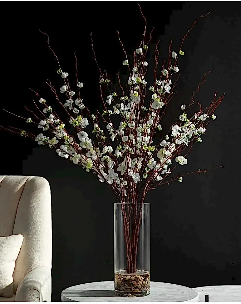 Quince Blossoms Silk Centerpiece