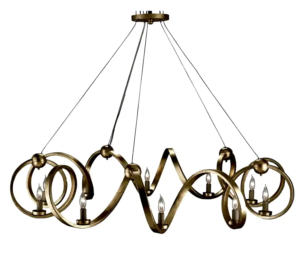 contemporary Gold Chandelier