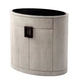Oak Veneer Nightstand