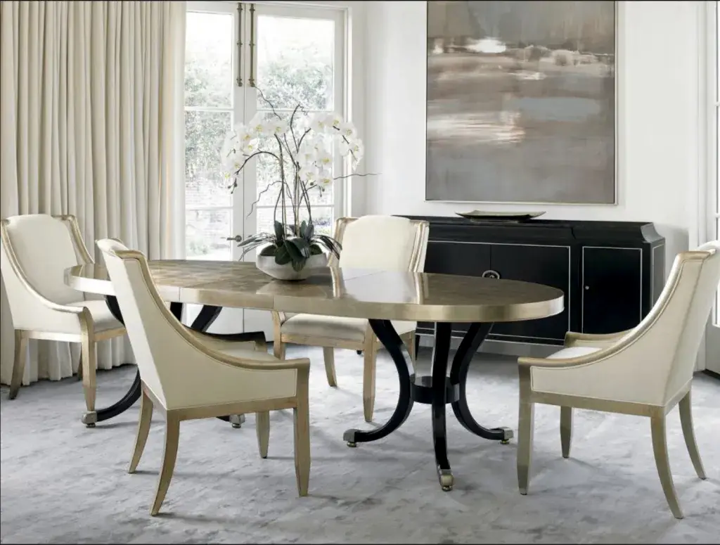 Oval Extendable Dining Table