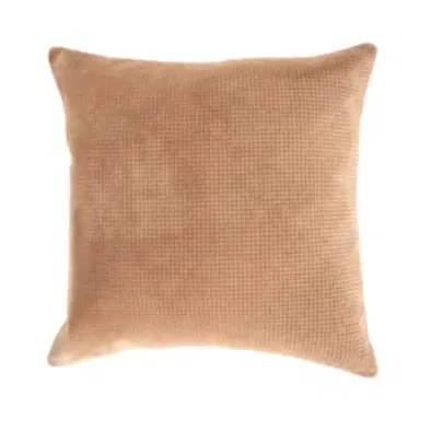 Tan Suede Pillow