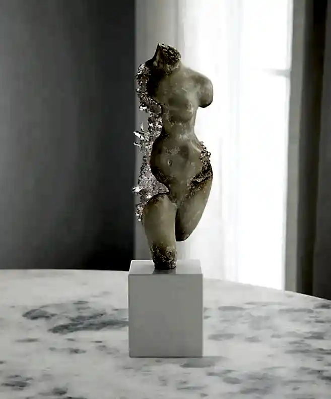 Crystal Maiden Sculpture