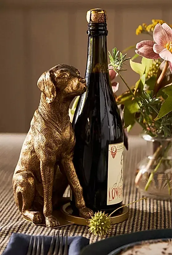 Dog Wine Bottle Holder
