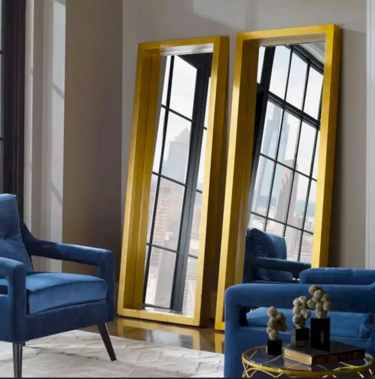 Antique Gold Leaf Mirror