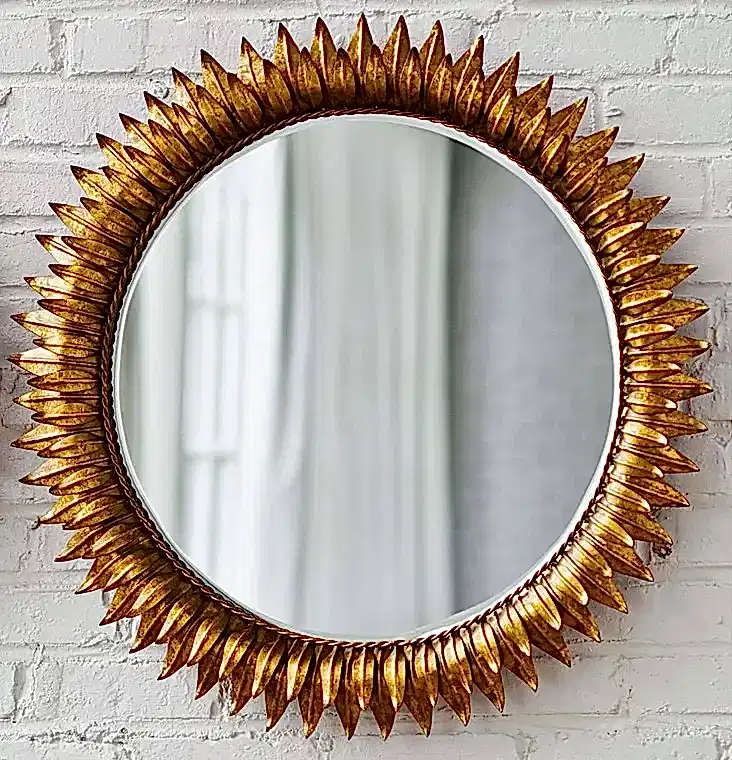 Gold Sunburst Mirror