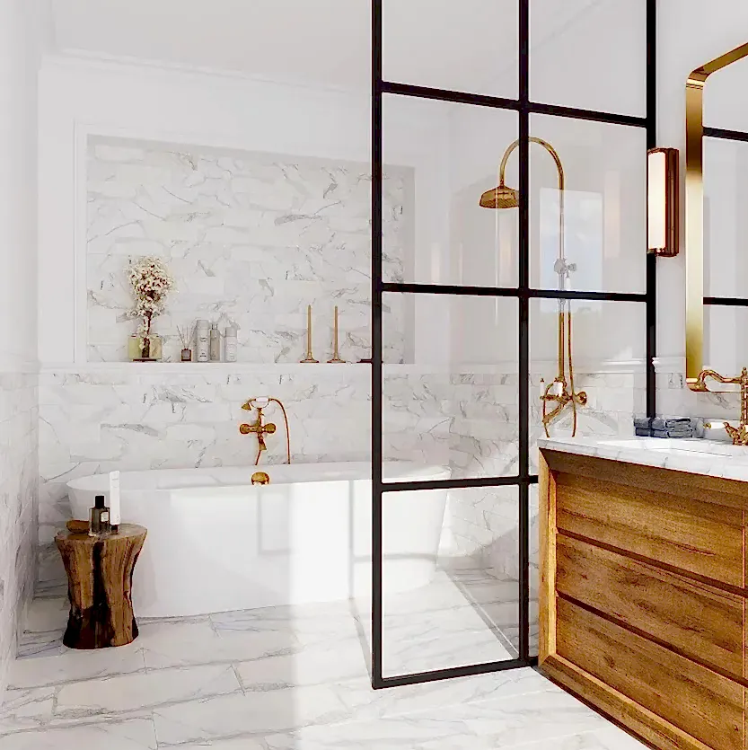 Calacatta Gold Marble Tile