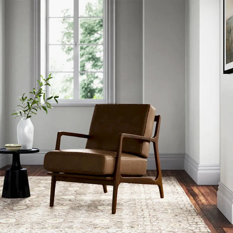 Leather Accent Chair