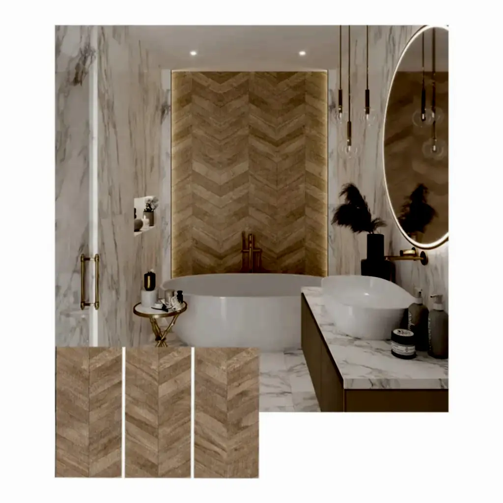 Maple Wood Look Porcelain Tile