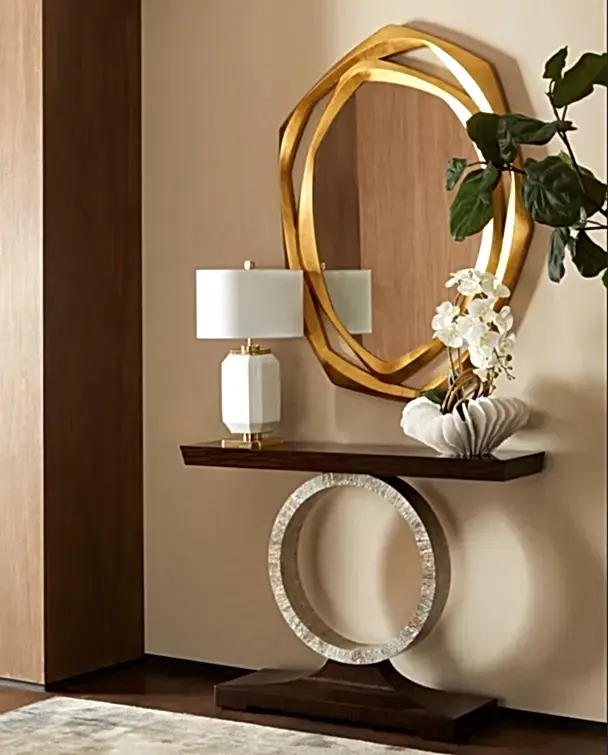 Wood Console Table