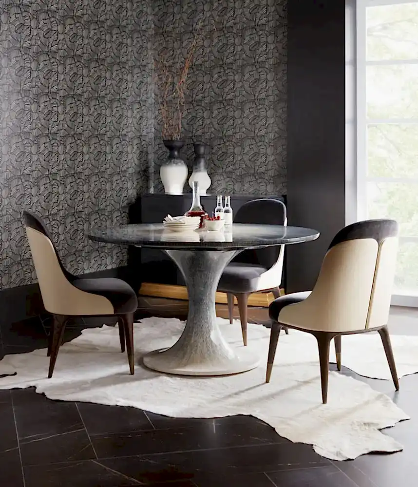 Leather Wrapping Dining Chairs