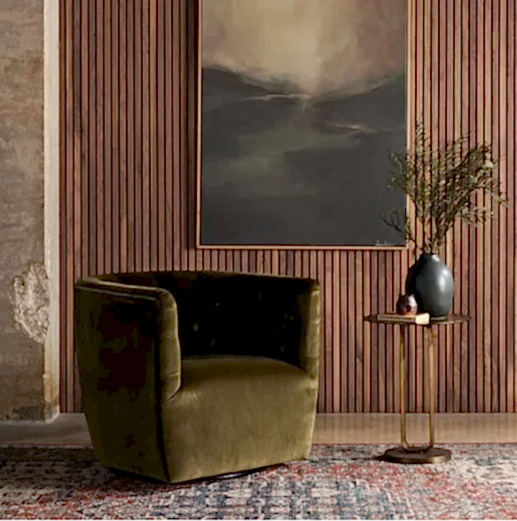 Olive Swivel Chair