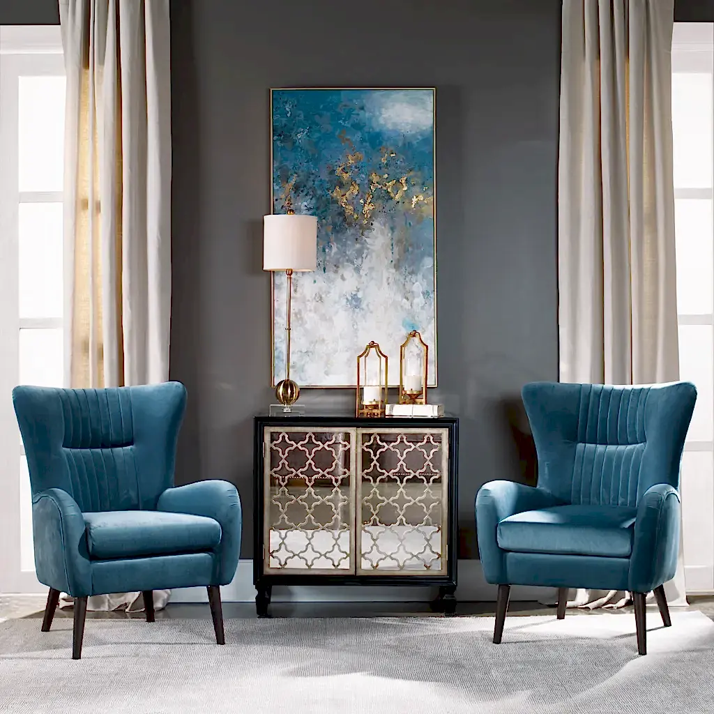 Blue Accent Chairs