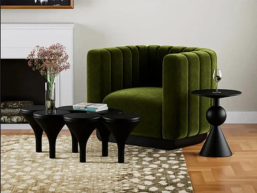 Green Accent Chair