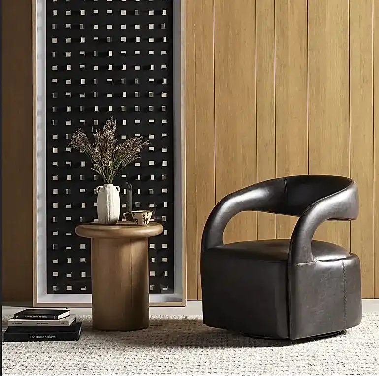 Leather Swivel Chair