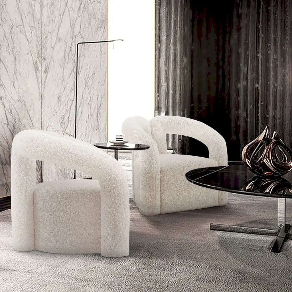 Boucle Accent Chairs