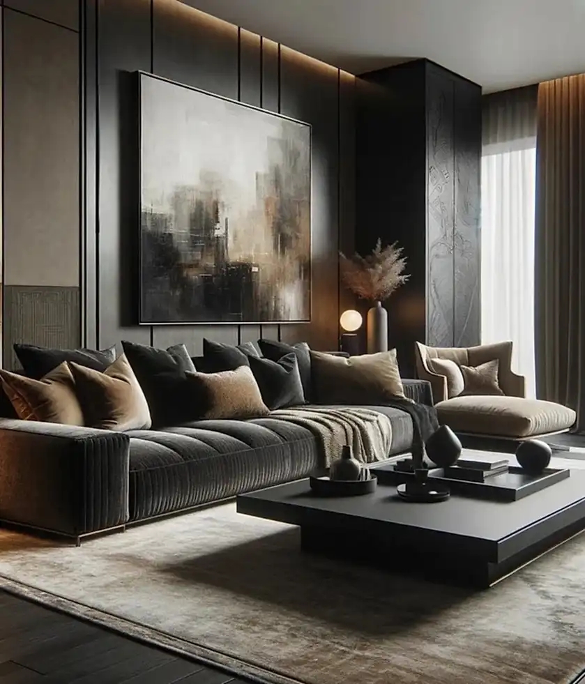 Moody Living Room
