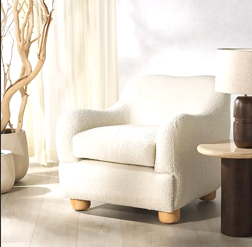 Boucle Accent Chair